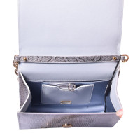 Dolce & Gabbana Handtasche aus Leder in Grau