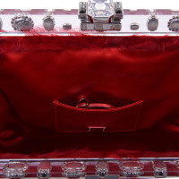 Dolce & Gabbana Handtasche aus Pelz in Rot