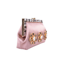 Dolce & Gabbana Sac à main en Soie en Rose/pink