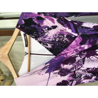 Roberto Cavalli Kleid aus Viskose in Violett