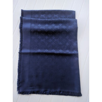 Louis Vuitton Schal/Tuch aus Seide in Blau