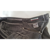 0039 Italy Hose aus Baumwolle in Grau