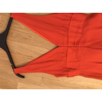 Max Mara Kleid aus Seide in Orange