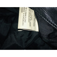 Dolce & Gabbana Paire de Pantalon en Cuir en Noir