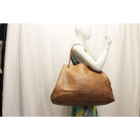 Gucci Shopper en Cuir en Beige