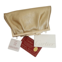 Cartier Clutch aus Leder in Gold