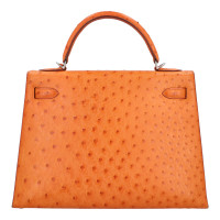 Hermès Kelly Bag 32 en Cuir en Orange