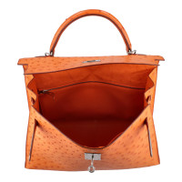 Hermès Kelly Bag 32 Leer in Oranje