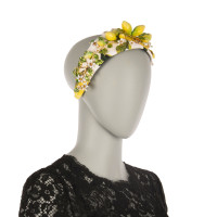 Dolce & Gabbana Haarschmuck aus Baumwolle in Gelb
