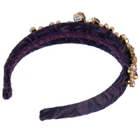 Dolce & Gabbana Accessoria per capelli in Cotone in Viola