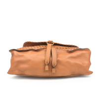Chloé Marcie Bag Medium aus Leder in Orange