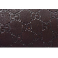 Gucci Shoulder bag Leather in Bordeaux