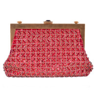 Dolce & Gabbana Handtasche aus Baumwolle in Rot