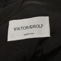 Viktor & Rolf Cappotto di lana blu scuro
