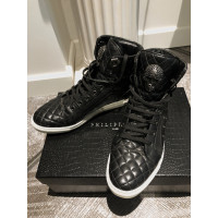 Philipp Plein Boots Leather in Black