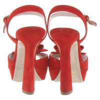 Miu Miu Sandals in red