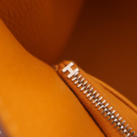 Hermès Jypsière 34 Leer in Oranje