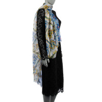 Dolce & Gabbana Schal/Tuch aus Seide in Blau