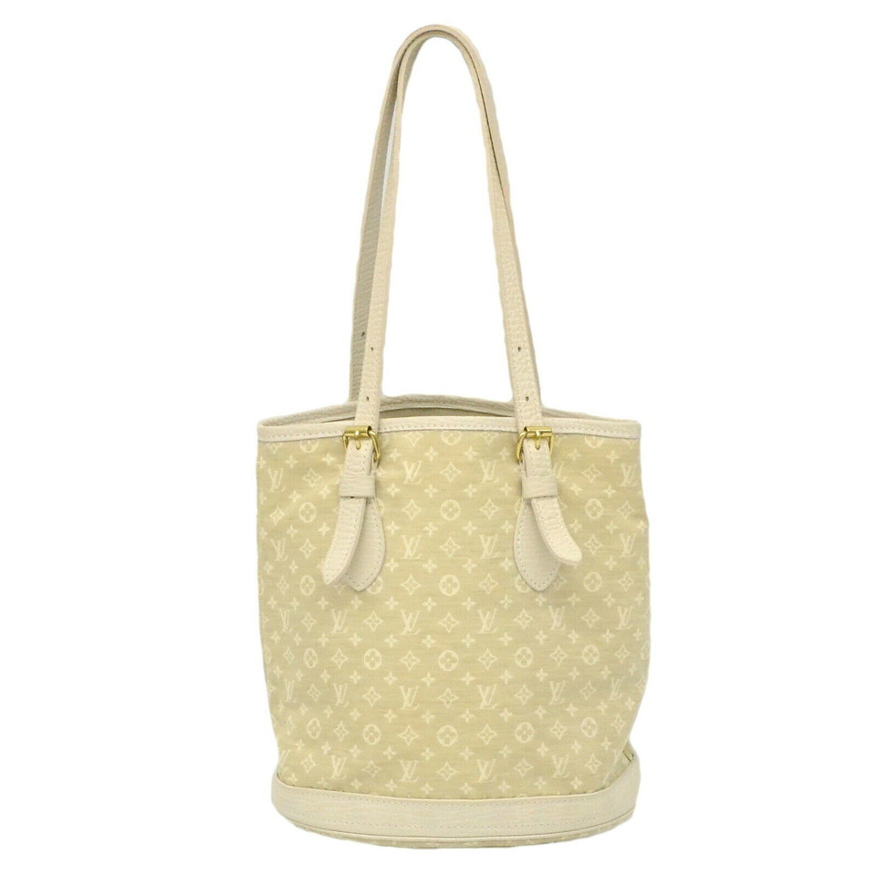 Louis Vuitton Bucket Bag 23 en Toile en Crème