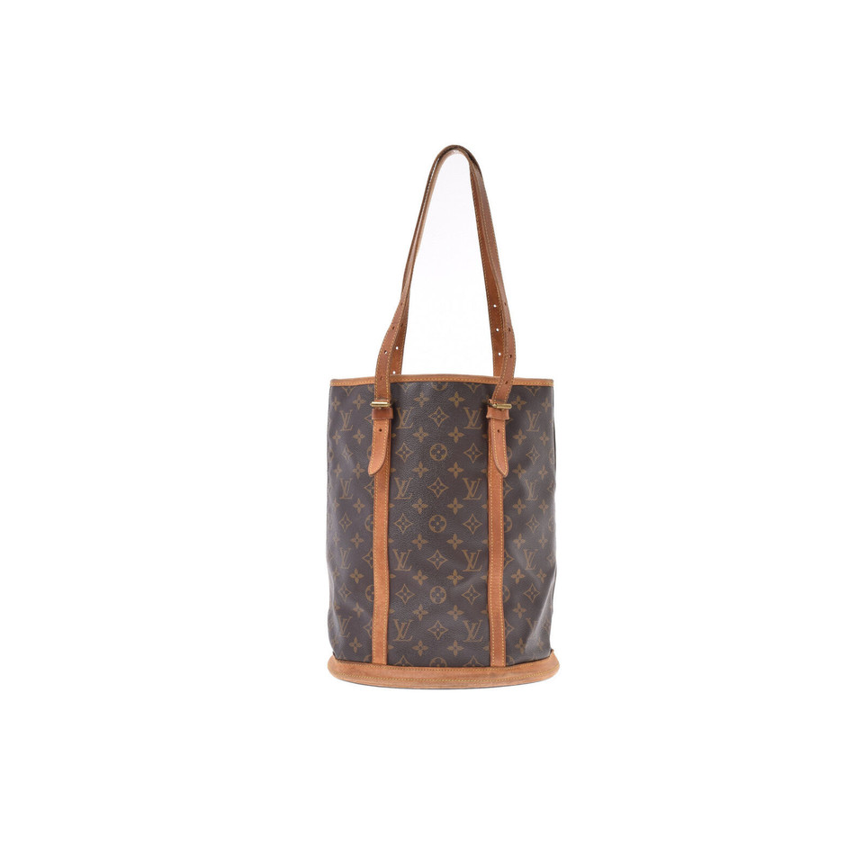 Louis Vuitton Bucket Bag aus Canvas in Braun