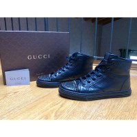 Gucci Sneaker in Pelle in Nero