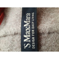 Max Mara Jas/Mantel Wol in Rood