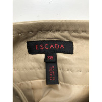 Escada Skirt Leather in Cream