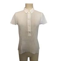 Cacharel Short sleeve blouse in white