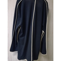 Marina Rinaldi Jacket/Coat Silk in Blue