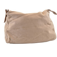 Fendi Handtasche aus Baumwolle in Beige