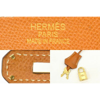 Hermès Birkin Bag 35 en Toile en Orange