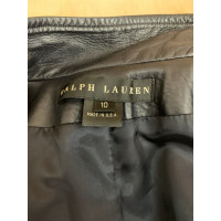 Ralph Lauren Jacke/Mantel aus Leder in Blau