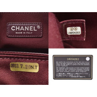 Chanel Flap Bag aus Lackleder in Bordeaux