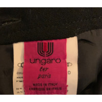 Emanuel Ungaro Skirt Wool in Black