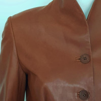 Ralph Lauren Jacke/Mantel aus Leder in Braun