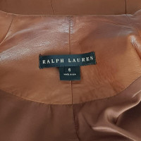 Ralph Lauren Giacca/Cappotto in Pelle in Marrone