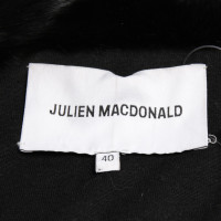 Julien Macdonald Jacke/Mantel aus Wolle in Schwarz
