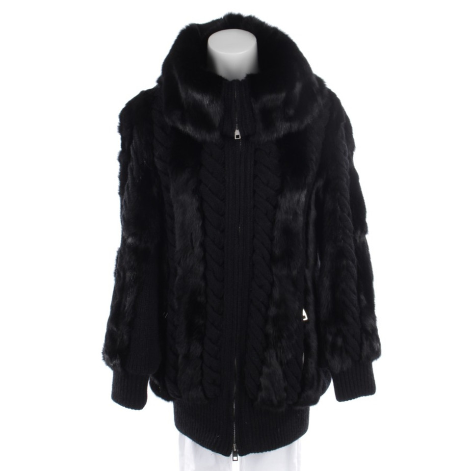 Julien Macdonald Jacket/Coat Wool in Black