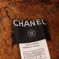 Chanel Jas/Mantel Wol in Geel