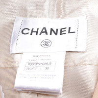 Chanel Giacca/Cappotto in Pelle in Beige