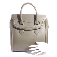 Alexander McQueen Handtasche aus Leder in Grün