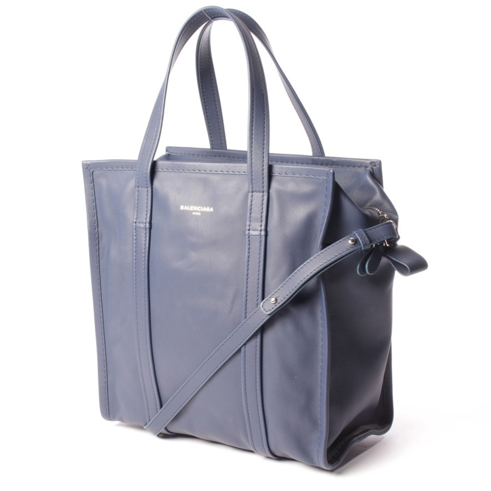 Balenciaga Schoudertas Leer in Blauw