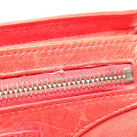 Balenciaga Clutch Bag Leather in Red