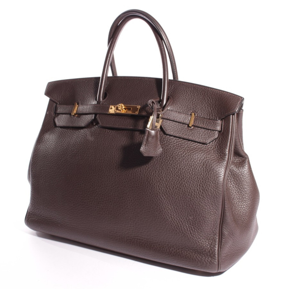 Hermès Birkin Bag aus Leder in Braun