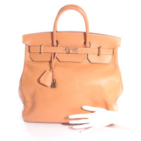 Hermès Handbag Leather in Brown