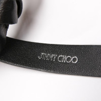 Jimmy Choo Umhängetasche aus Leder in Schwarz