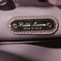 Ralph Lauren Umhängetasche aus Leder in Violett