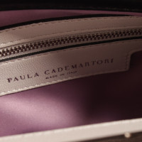 Paula Cademartori Umhängetasche aus Leder in Weiß