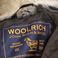 Woolrich Giacca/Cappotto in Cotone in Verde