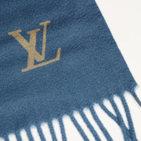 Louis Vuitton Echarpe/Foulard en Cachemire en Bleu
